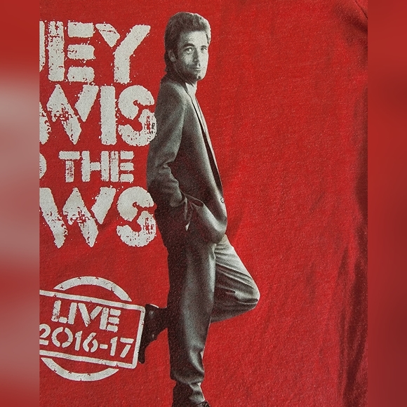 Huey Lewis And The News 2016-2017 Concert Tee Sometimes Bad is Bad Large - Picture 3 of 11